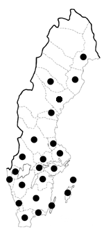 Utbredning i Sverige