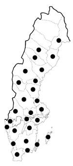 Utbredning i Sverige